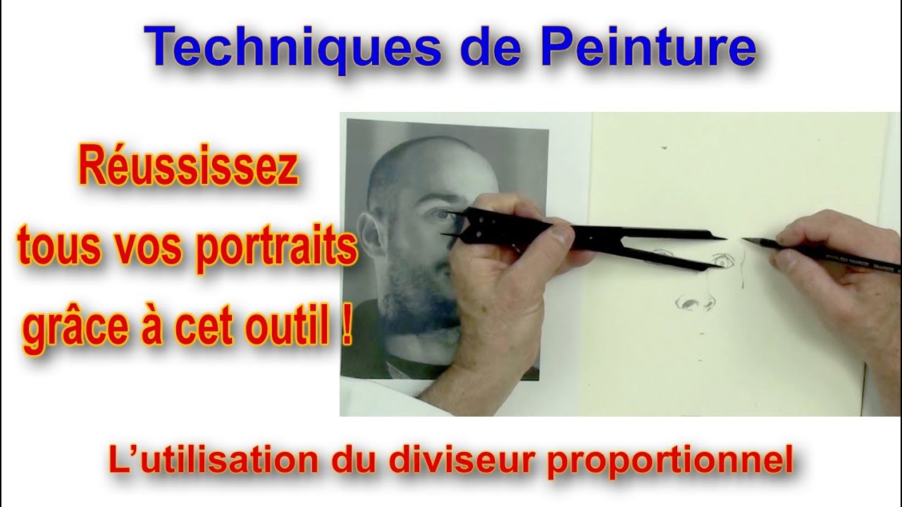 Comment peindre - Dessiner les portraits facilement dans vos tableaux grâce à cet outil !