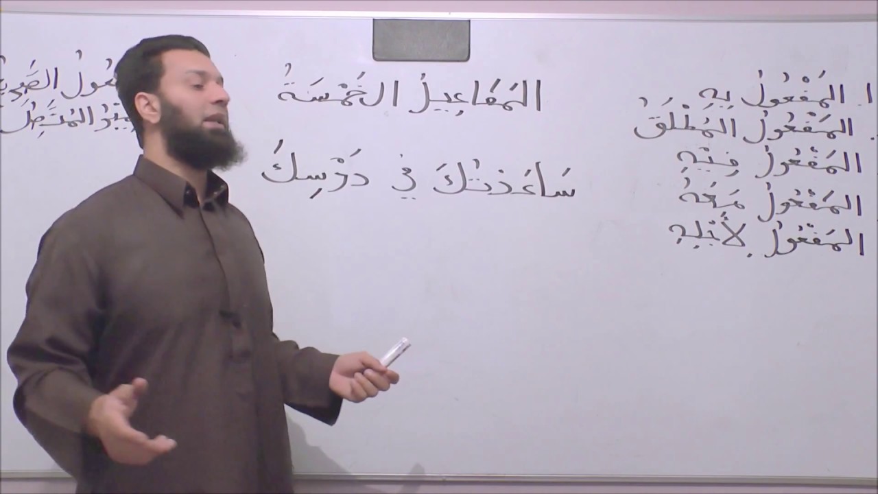 Arabic Grammar For All - Lesson 33 - Part 1 - المفعول به - Abu Sulaymaan