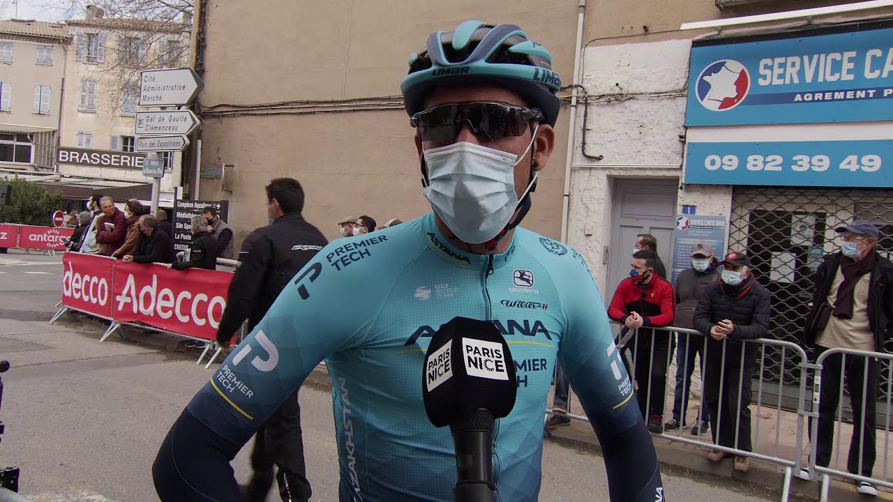 Omar Fraile - entrevista en la salida - Paris-Nice Etapa 6