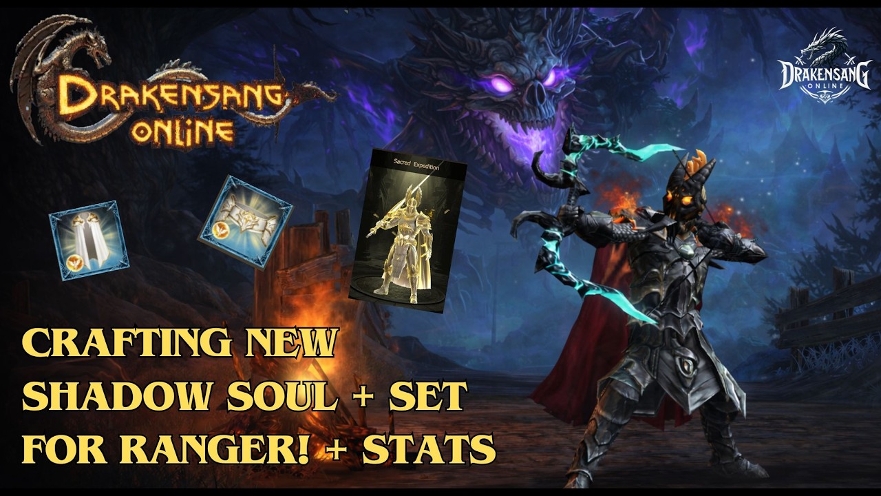 Drakensang Online - Crafting New Shadow Soul + Set Items for Ranger! DSO