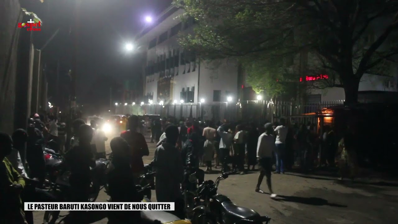 DÉPART DU PASTEUR BARUTI KASONGO: VOICI LES PREMIÈRES IMAGES DE BARUTI TABERNACLE