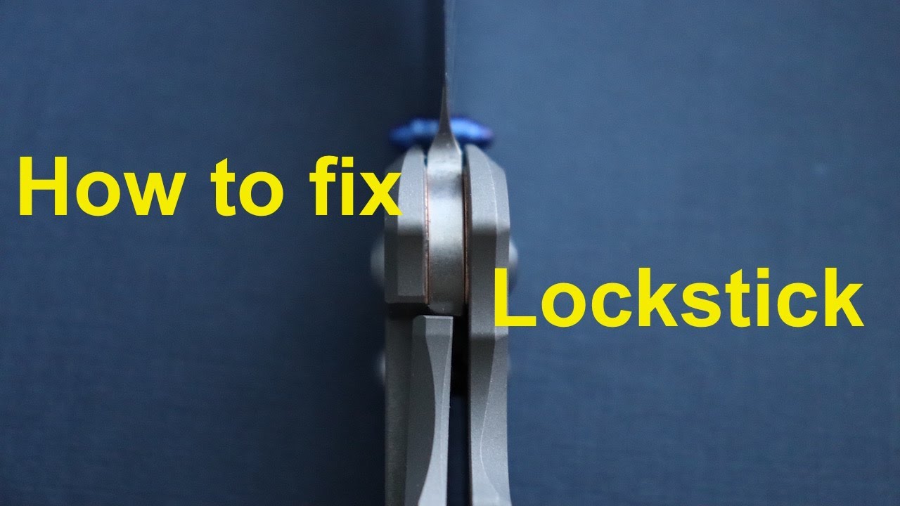 Quicktip - Fixing Lockstick on a Chris Reeve Knife