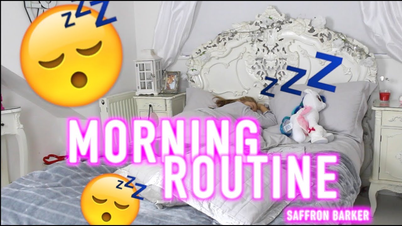 MY MORNING ROUTINE | Saffron Barker
