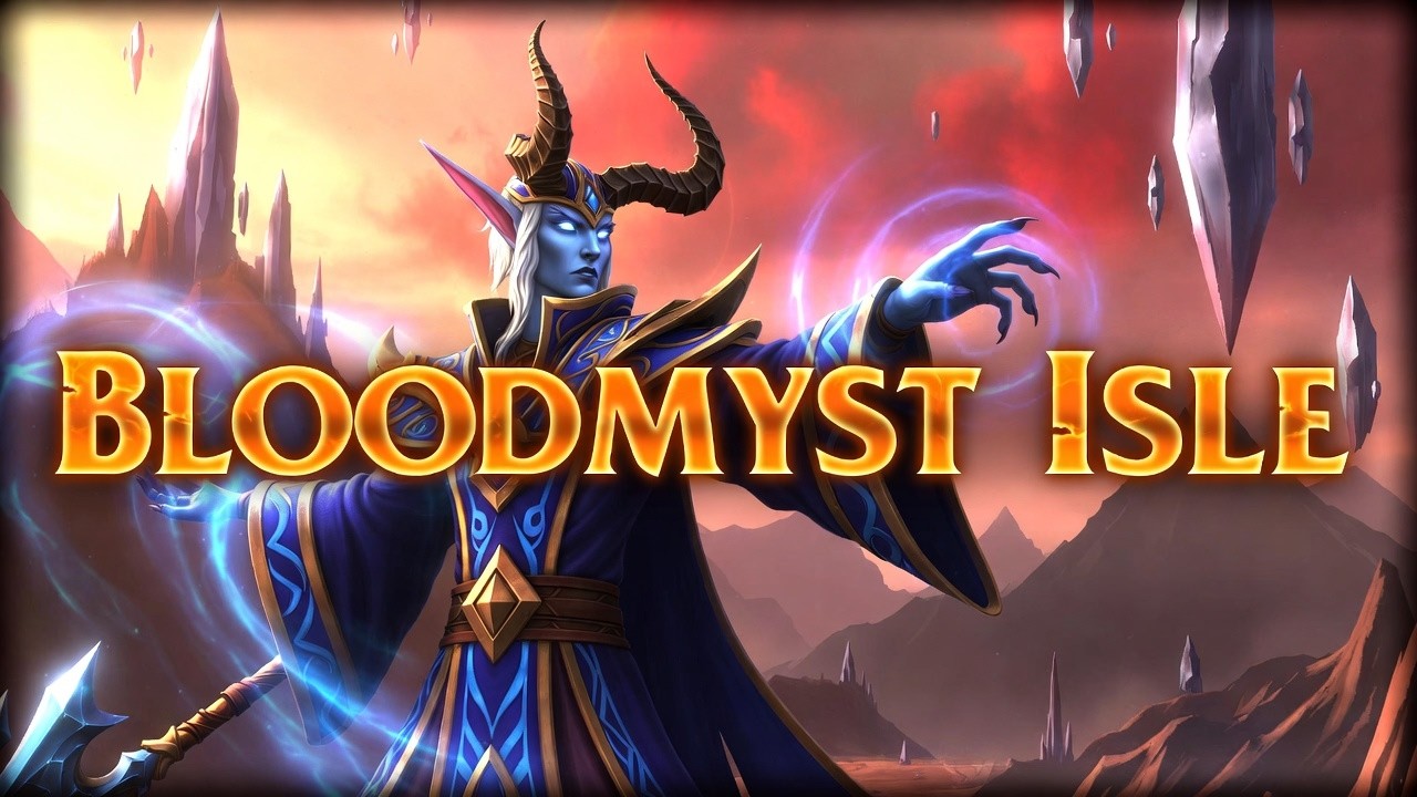 Chill Bloodmyst Isle Stream | WoW Classic TBC | Draenei Zone | BezScemy