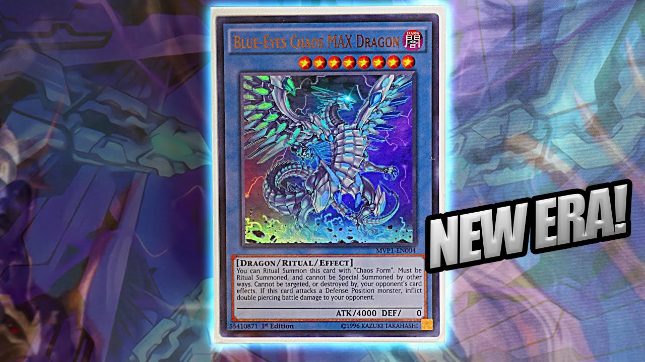 Yu-Gi-Oh! THE GOD TIER! NEW BLUE-EYES CHAOS MAX DRAGON DECK PROFILE + 1 CARD OTK COMBO! 2020 FORMAT!