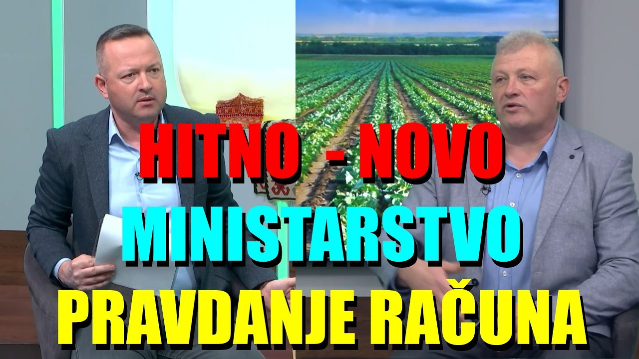 HITNO-IZ MINISTARSTVA - PRAVDANJE RAČUNA za RATARE , VOĆARE   STOČARE,POVRTARE - važne informacije !