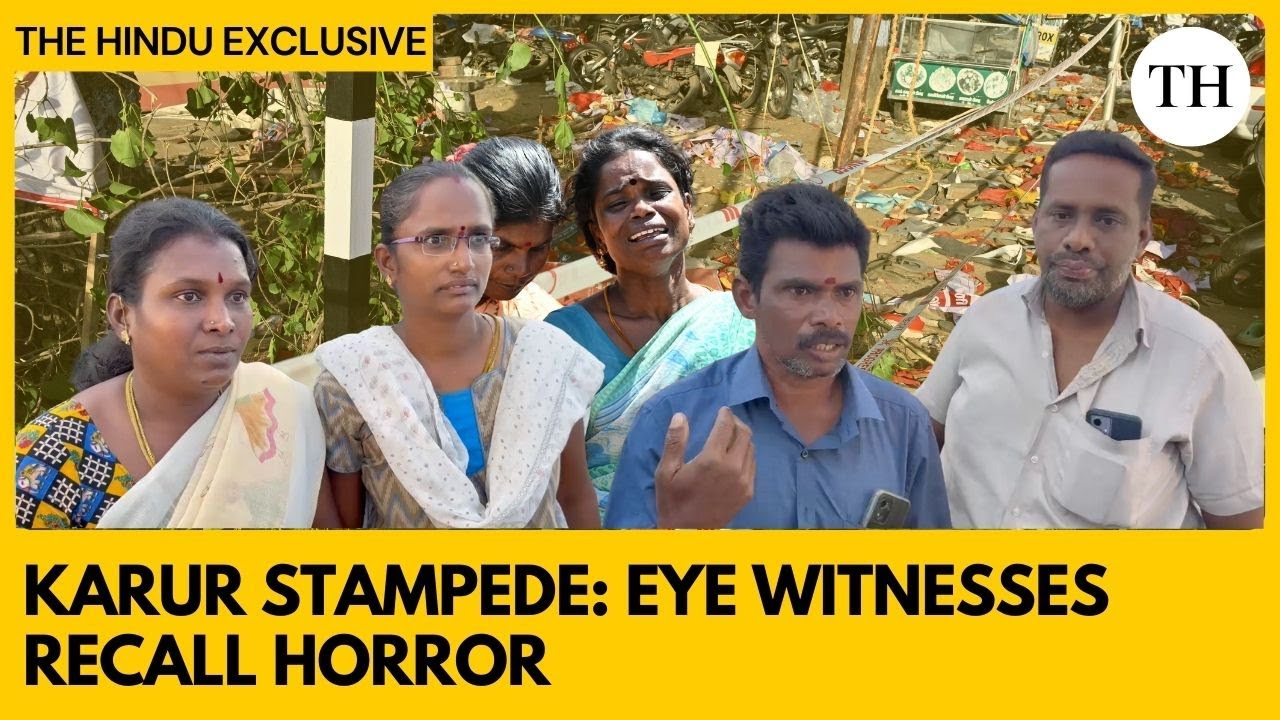 Karur stampede: Eye witnesses at Vijay’s TVK rally in Tamil Nadu recall horror