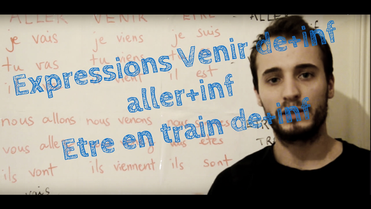 Elementary | Expressions Venir de+inf /Aller+inf / Etre en train de+inf