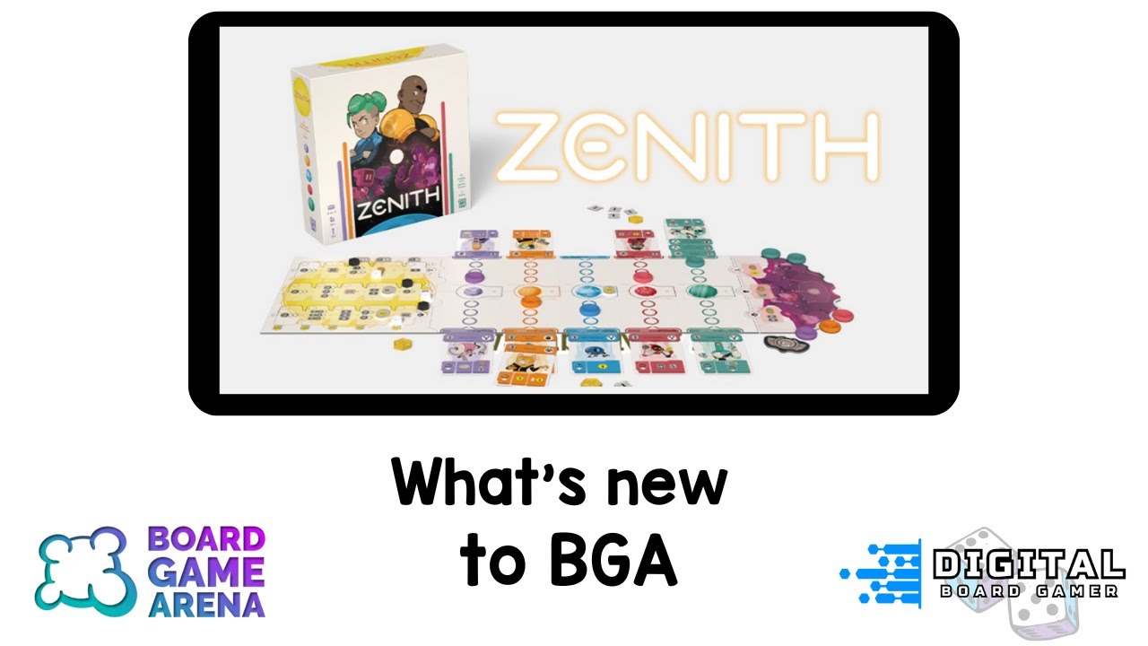 Zenith &mdash; Что нового в Board Game Arena. Краткое руководство по BGA.