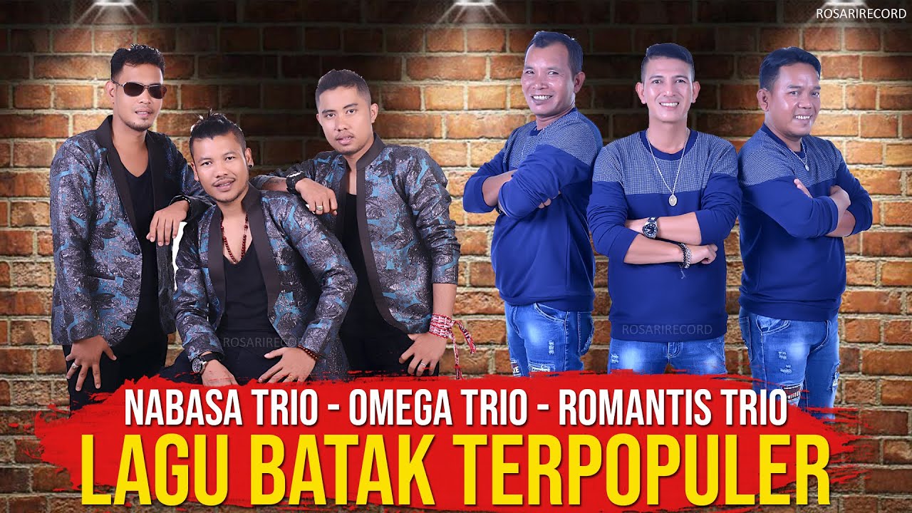 Kumpulan Lagu Batak Terpopuler - Nabasa Trio, Omega Trio, Romantis Trio, Jen Manurung