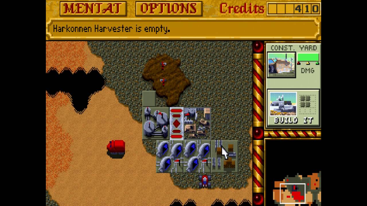 Dune 2 on 286 / 12 MHz / SB Pro / MT-32