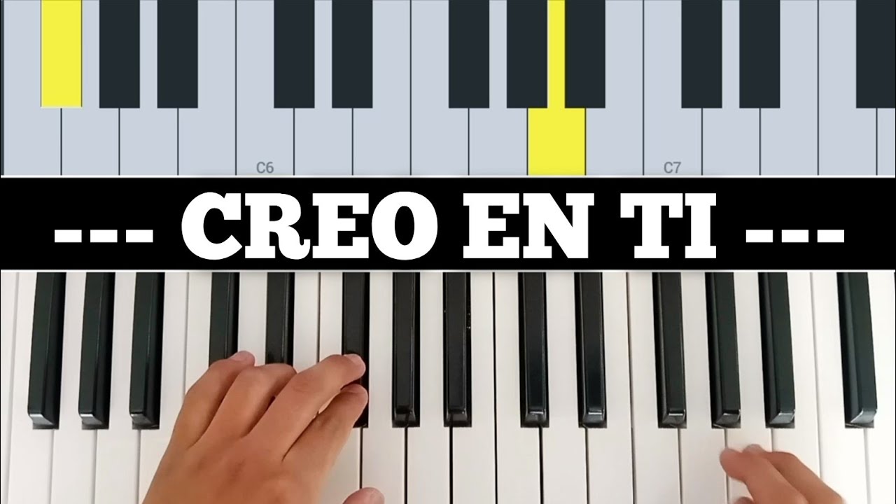 Tutorial CREO EN TI melod&iacute;as (piano, guitarra y saxof&oacute;n)