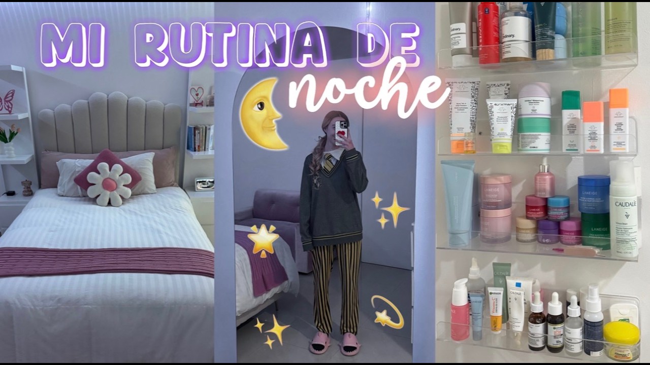 Mi rutina de noche REALISTA🌙✨🕯️- Evelyn Rangel