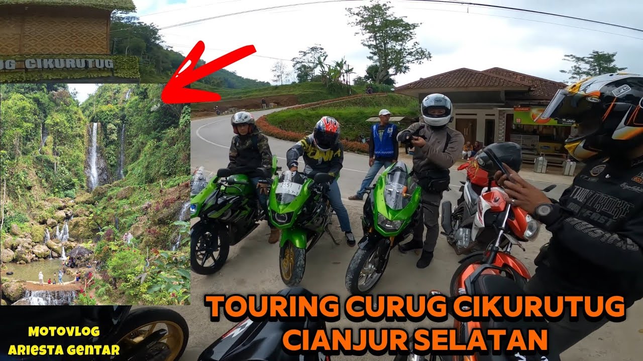 Ninja RR Touring Curug Cikurutug Cipelah Cianjur Selatan