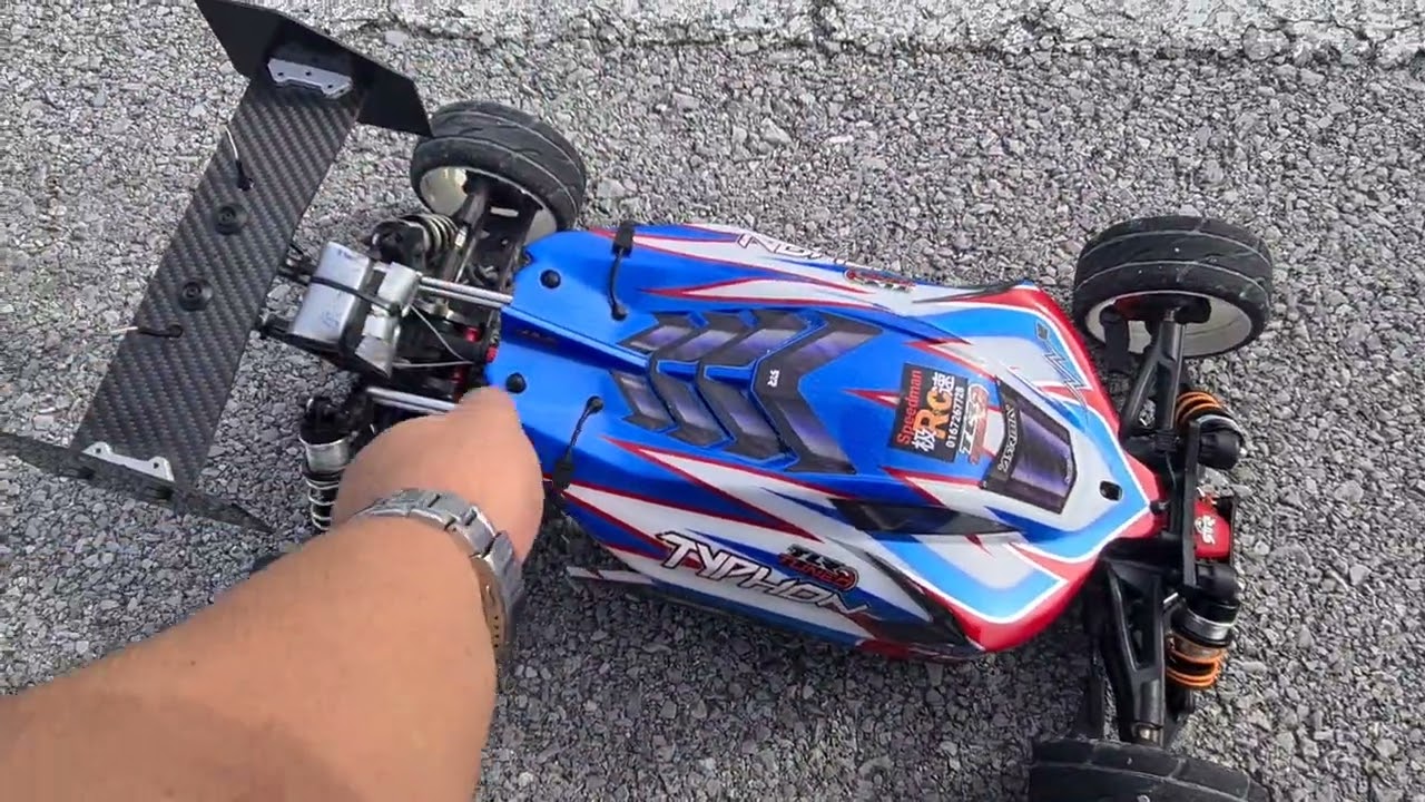 Ghost 1721 / 2400kv 6s lipo.228kmh,Arrma typhon speed run rc.