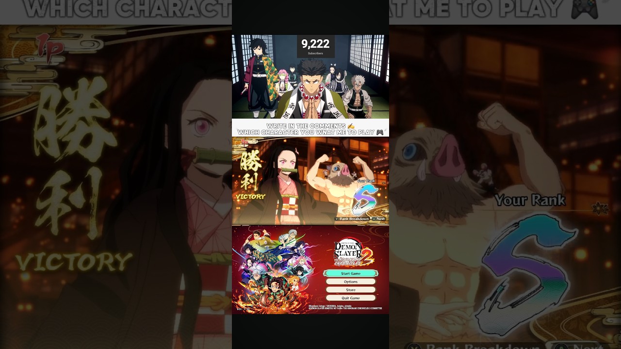 Demon Slayer Hinokami Chronicles 2 Vertical Live