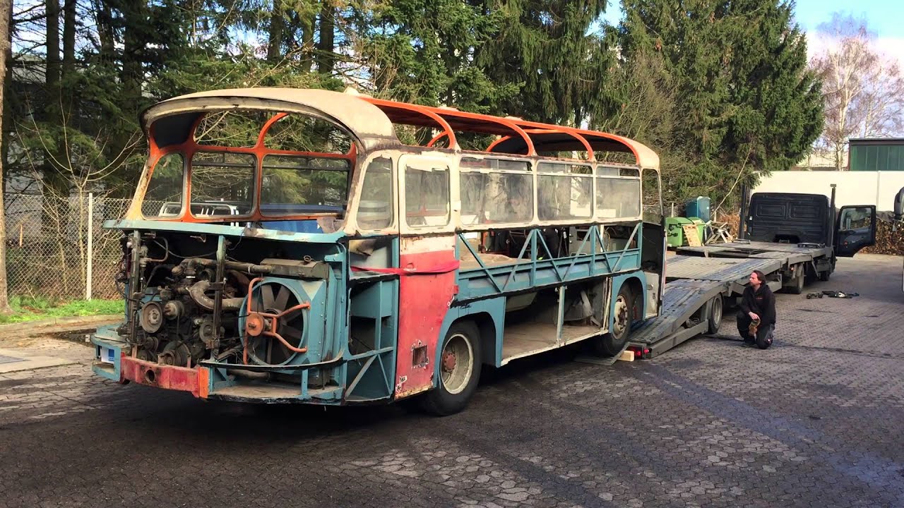 Kässbohrer Setra  S 9 Bj 1964 zieht um.