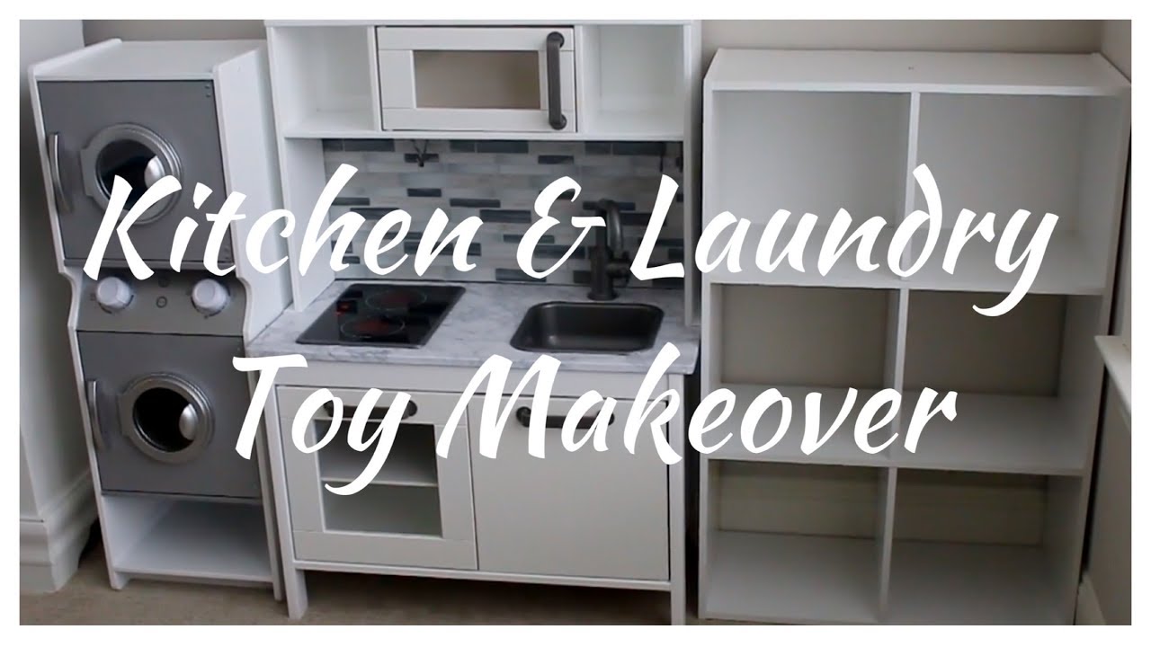 TOY KITCHEN & LAUNDRY MAKEOVER