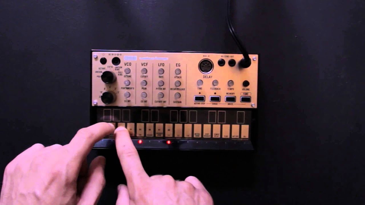 KORG Volca keys - Sequencing a Melody