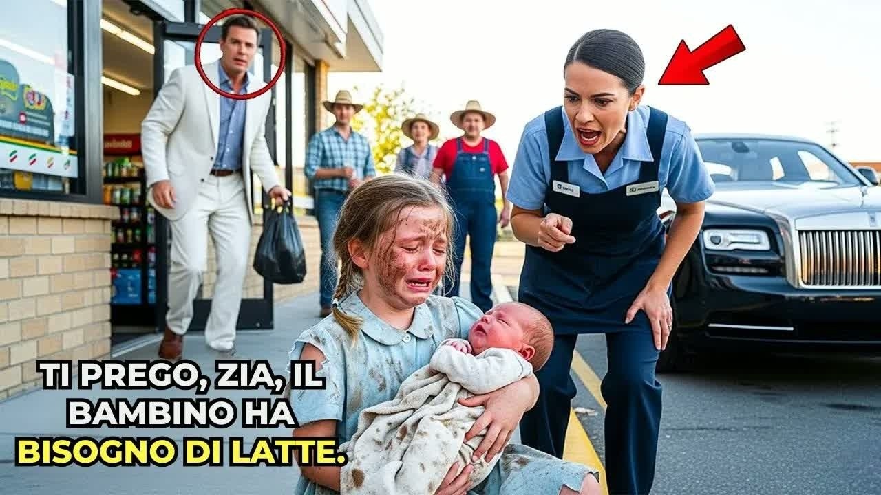 Bambina cacciata dalla zia per aver rubato latte  All'improvviso, un milionario arrivò e