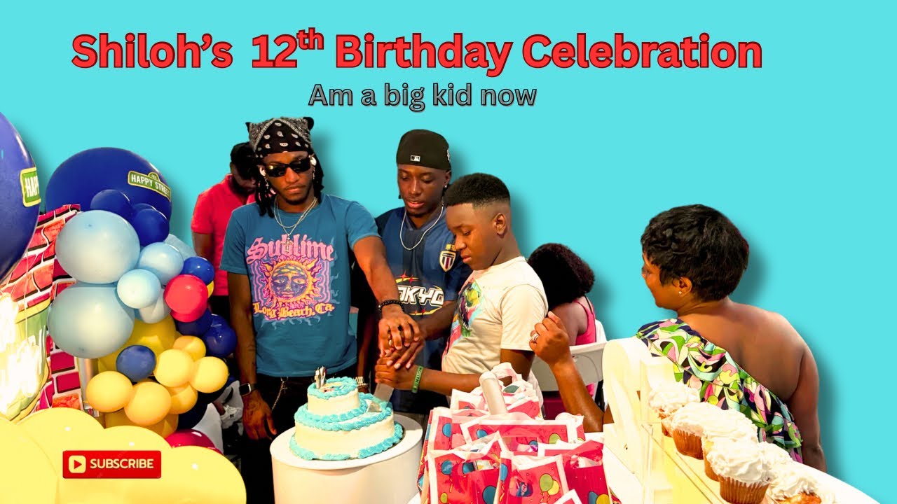 Shiloh’s 12th Birthday celebration 🎂💙🙏 #birthday #celebration 