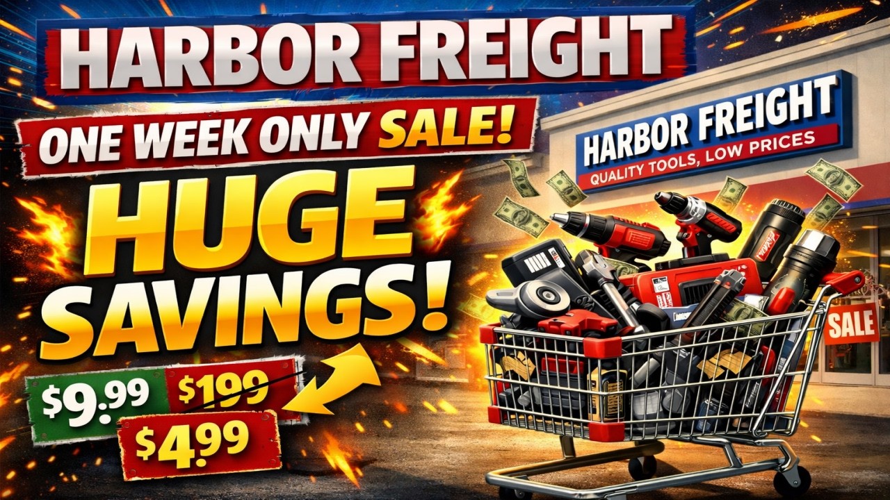 Акция Harbor Freight: только одна неделя! Апрельская распродажа по купонам! Огромная распродажа и...