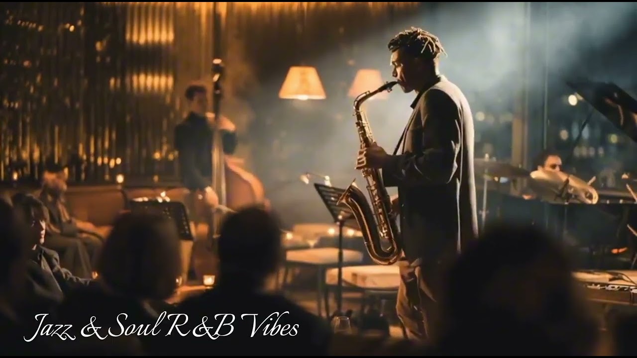 🎷 Smooth Jazz & Soul R&B Vibes | Relaxing Saxophone & Chill Cafe Music 🌙✨Mellow R&B guitar & groovy 