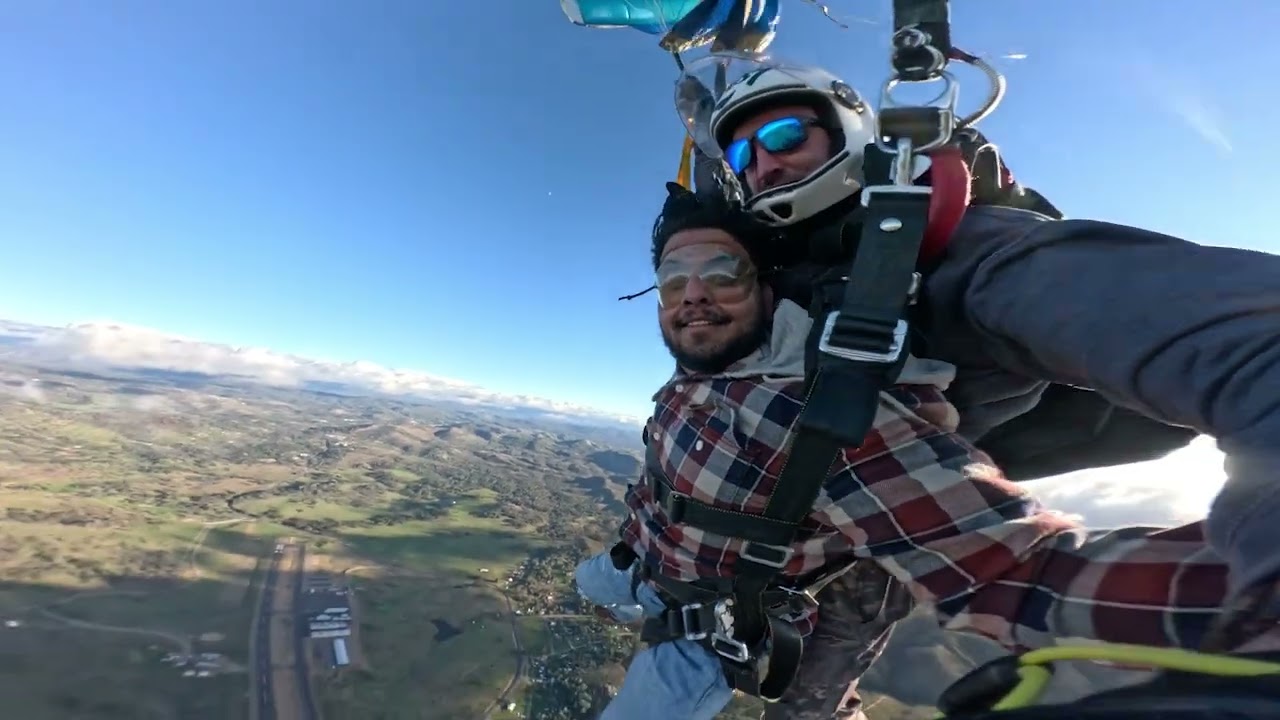 Vinay Skydives At Skydive Yosemite!
