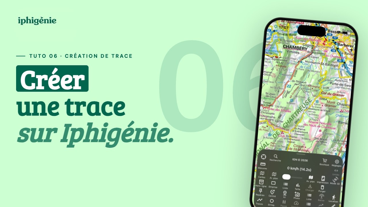 CRÉER une TRACE sur Iphigénie | TUTO Iphigénie