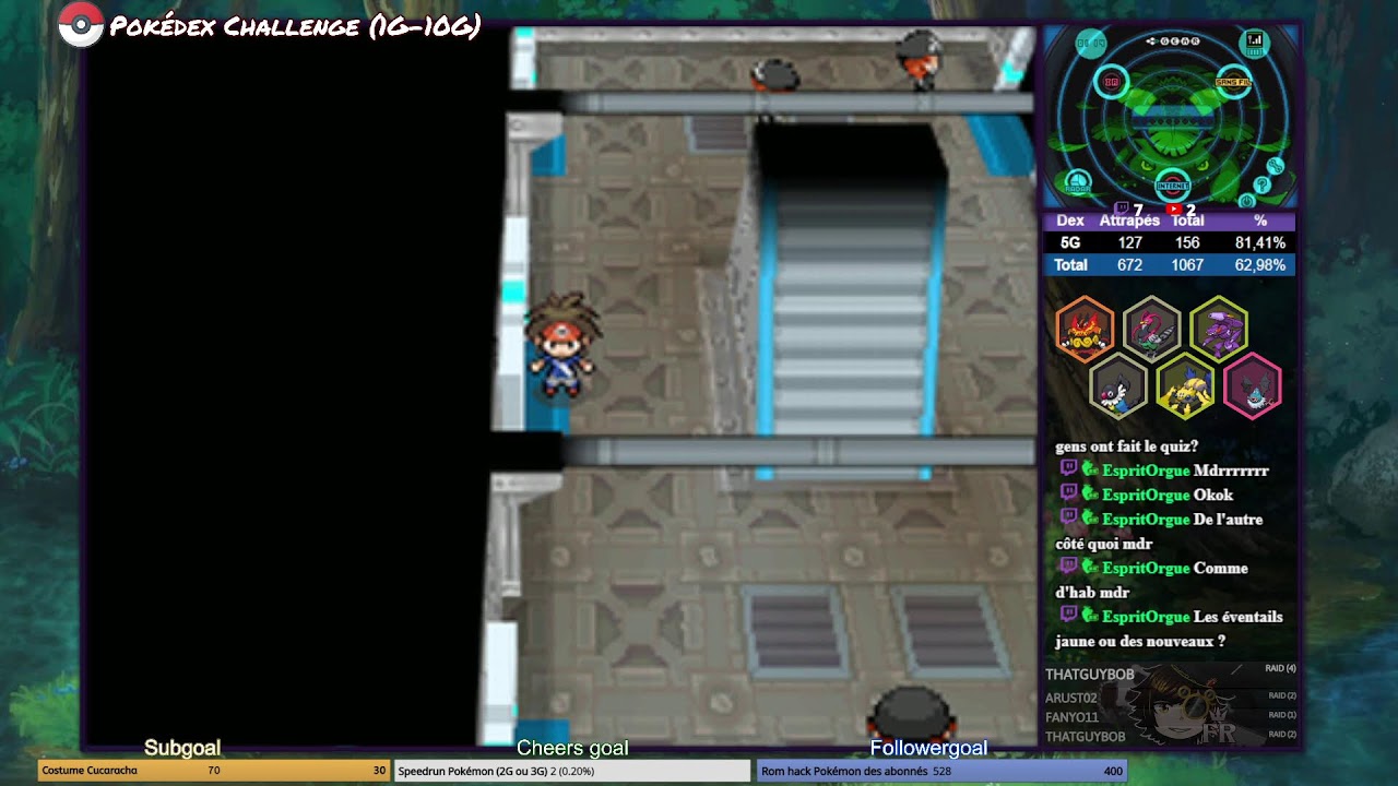 Pokédex Challenge (1G-10G) | Suite de Noir 2, Route 22 | !pokédex