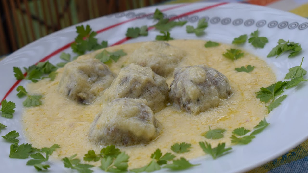 Кюфтета с Бял Сос | Meatballs with white sauce | Фрикадельки в белом соусе