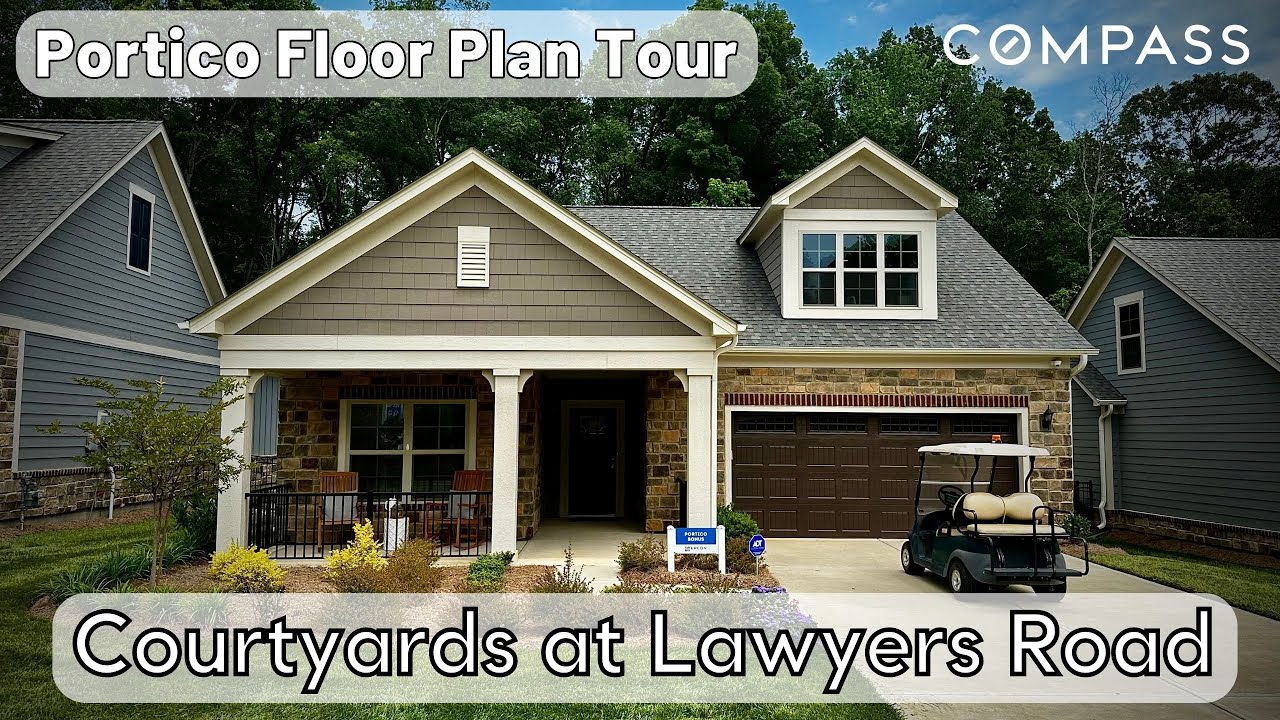 The Courtyards at Lawyers Road by Epcon Communities | New 55+ Community Under $500k | Portico Bonus