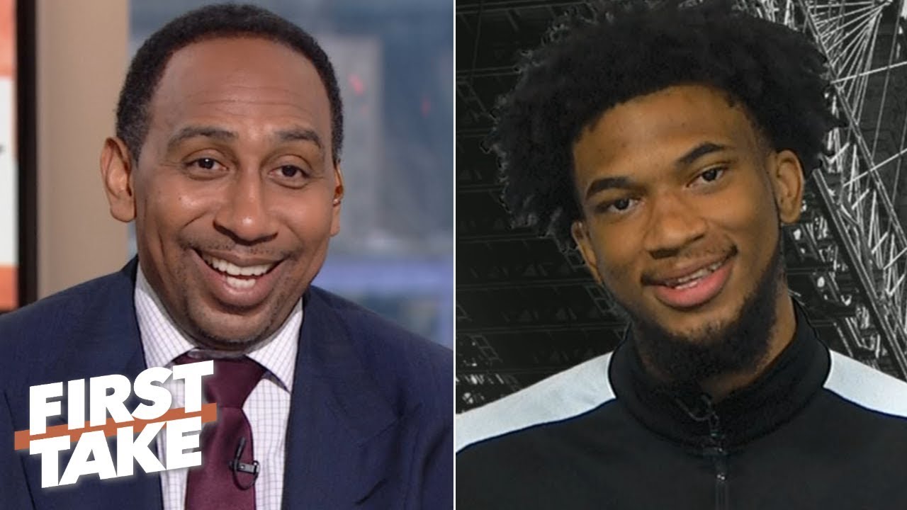 Marvin Bagley admires Zion's 'motor,' sees Cam Reddish as a top player in the draft | First Take
