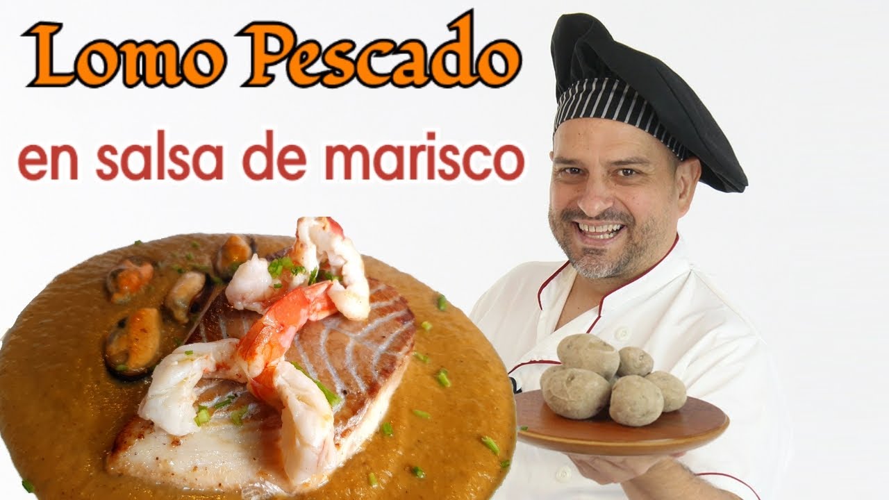 Pescado En Salsa de Mar, riscos y arena. MARINERA