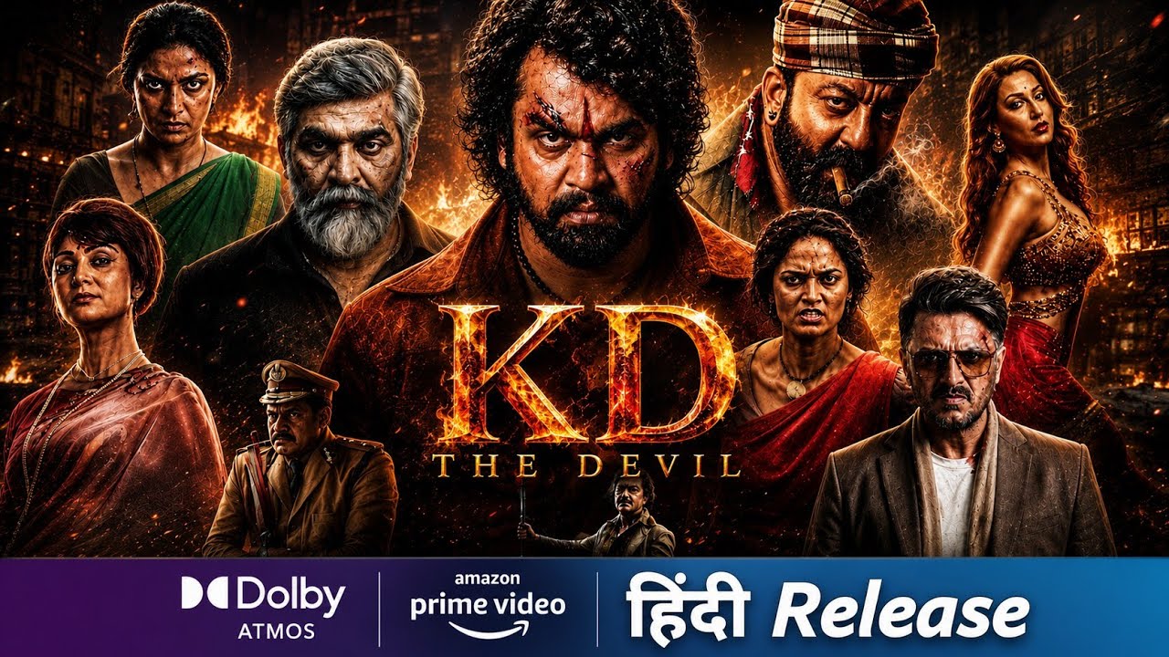 KD The Devil Movie Hindi Dubbed OTT Release Date Update 😱 | Dhruva Sarja | Prime Video or Netflix?