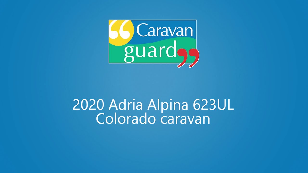 2020 Adria Alpina Colorado caravan