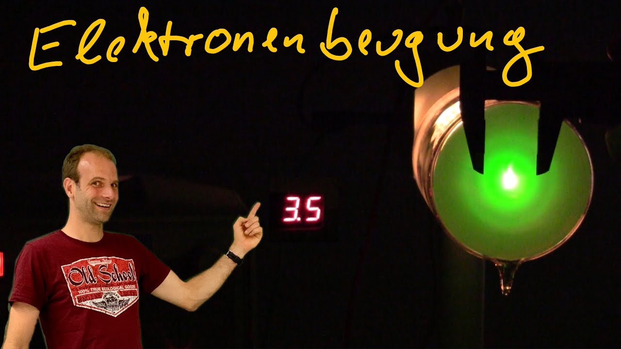 Elektronenbeugungsröhre - Experiment und Auswertung