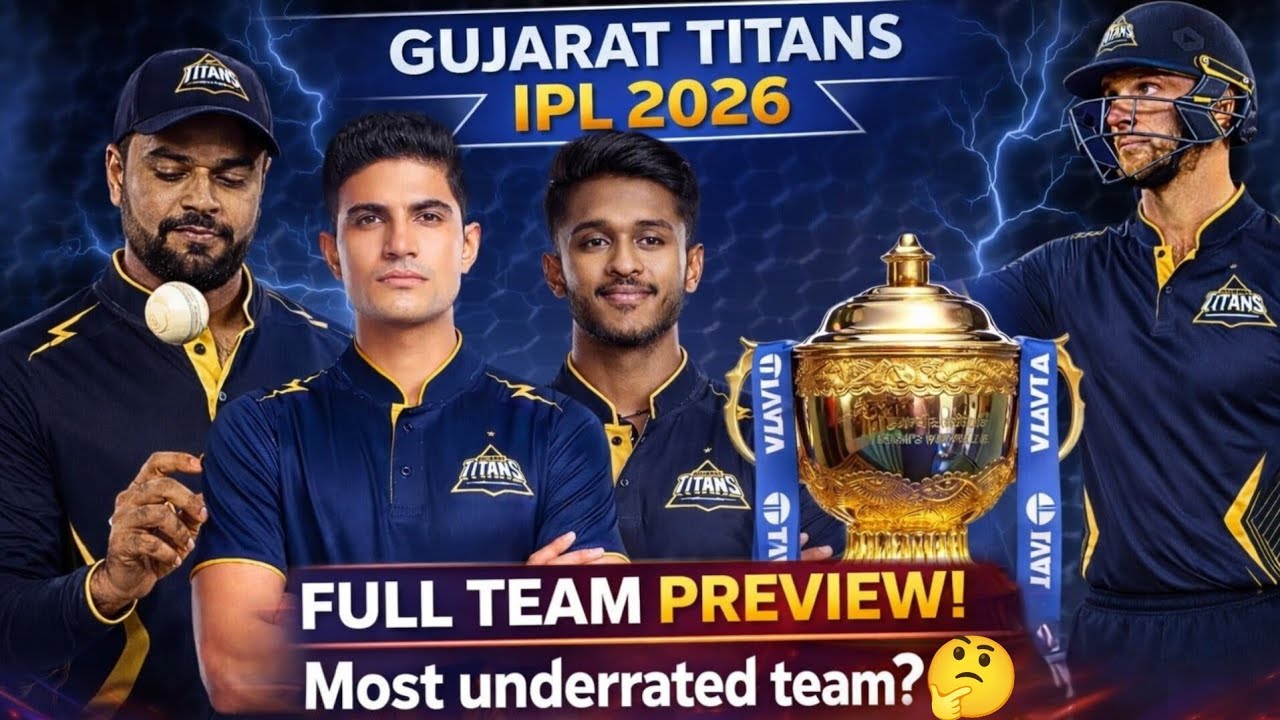 Can Gujarat Titans Win IPL 2026? 🟦 | GT Full Team Preview #GujaratTitans #IPL2026 #ShubmanGill