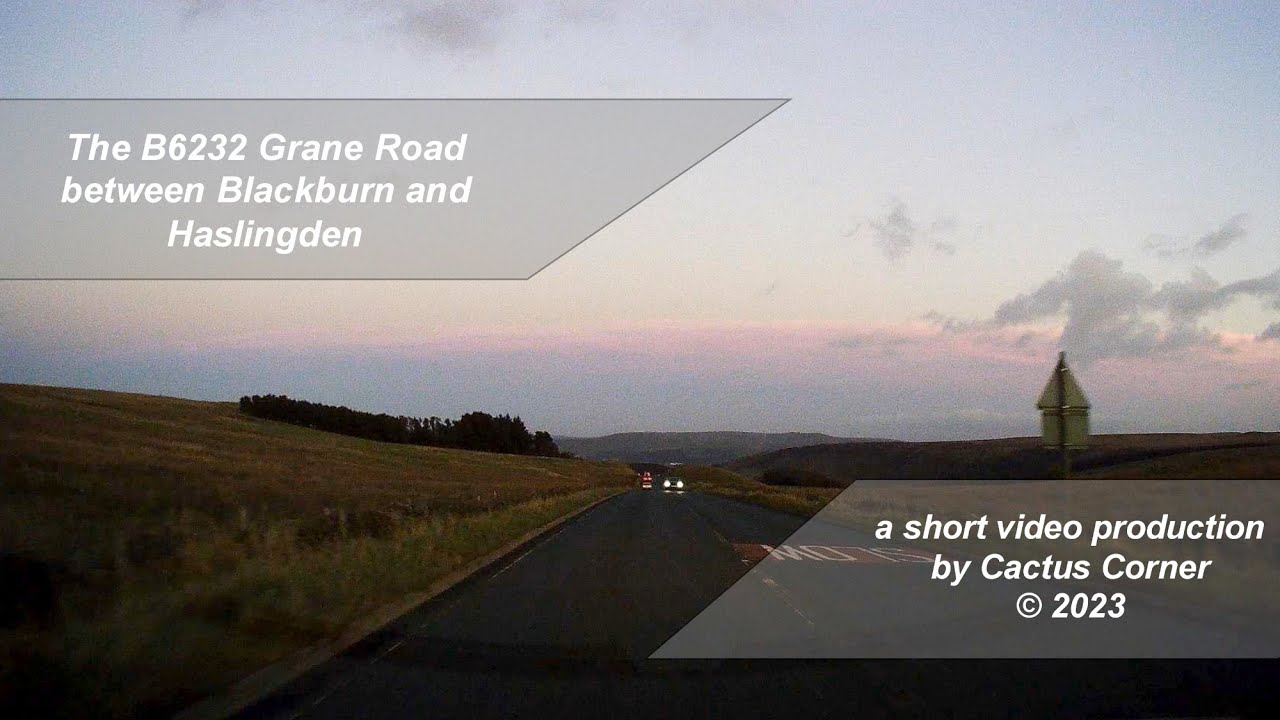 The B6232 Grane Road between Blackburn and Haslingden (an evening run)