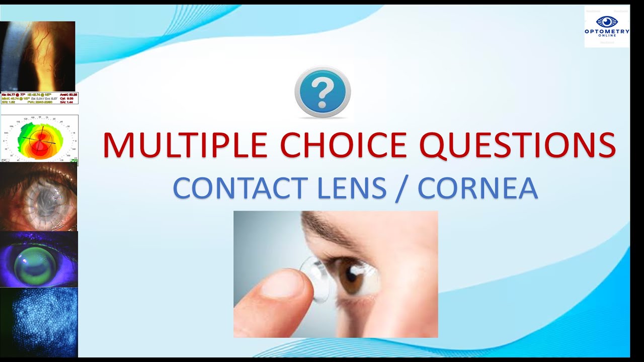 IMPORTANT MULTIPLE CHOICE QUESTION CONTACT LENS / CONTACT LENS COMPLICATIONS #optometry