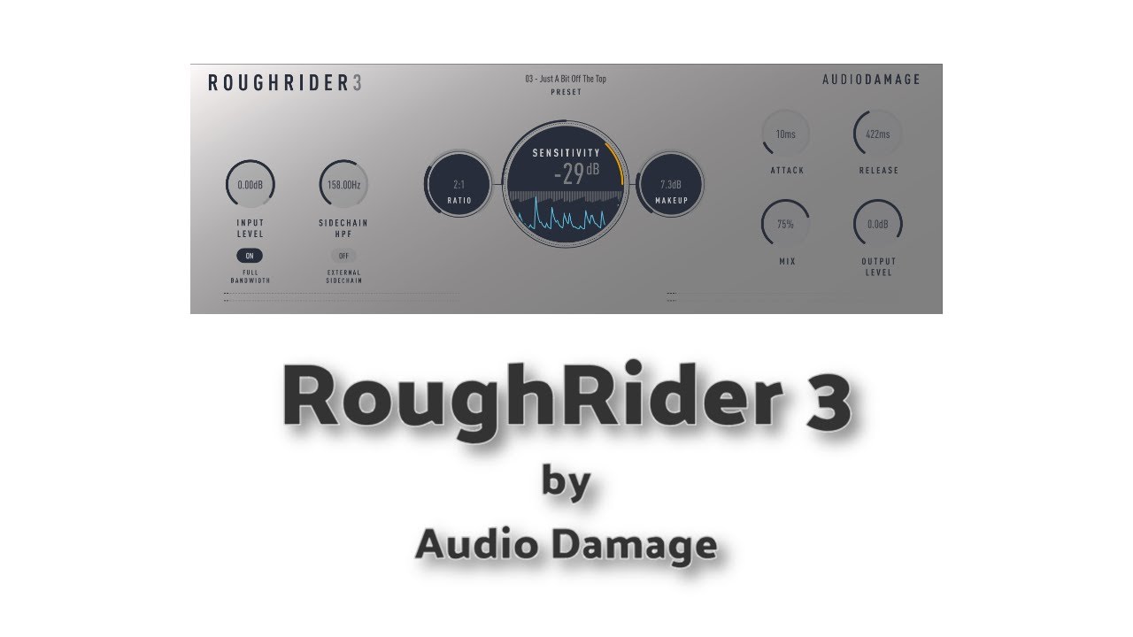 RoughRider 3 by Audio Damage | Free Plugin