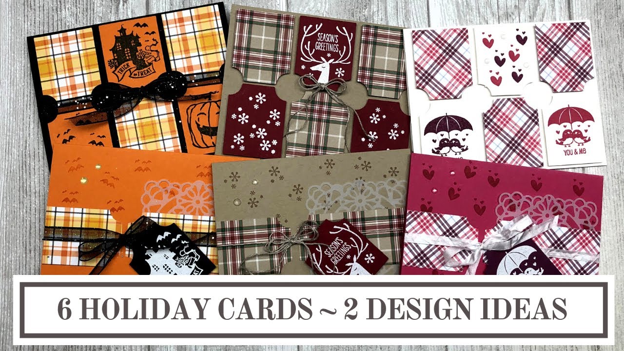 Stampin Up Everything Essential | 6 Holiday Card Ideas