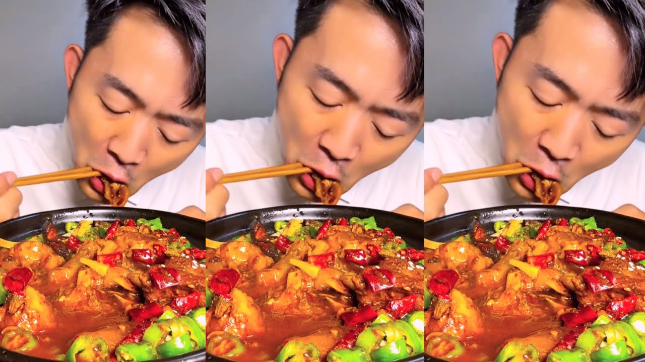 Mukbang Eat Pork Intestes, which have a long and Delicious Flavor#Eat #Pork #mukbang 