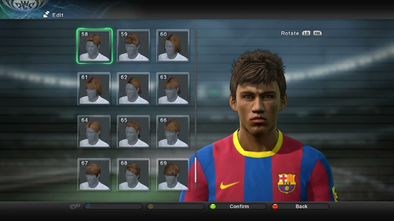 COMO CREAR A NEYMAR 2011 EN PES 2011