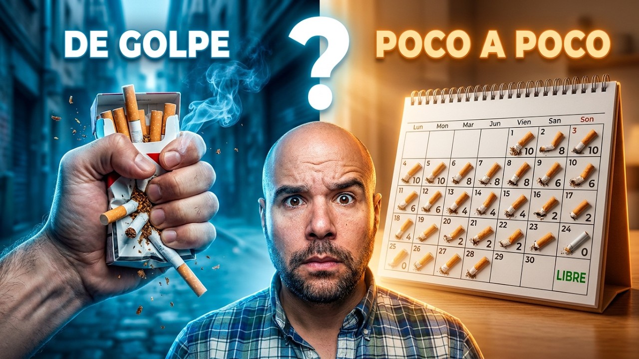 🚬【8 Sesiones para DEJAR DE FUMAR】3ª Sesión: ¿DE GOLPE o Poco a Poco? ¿Cuál es el Mejor Método?
