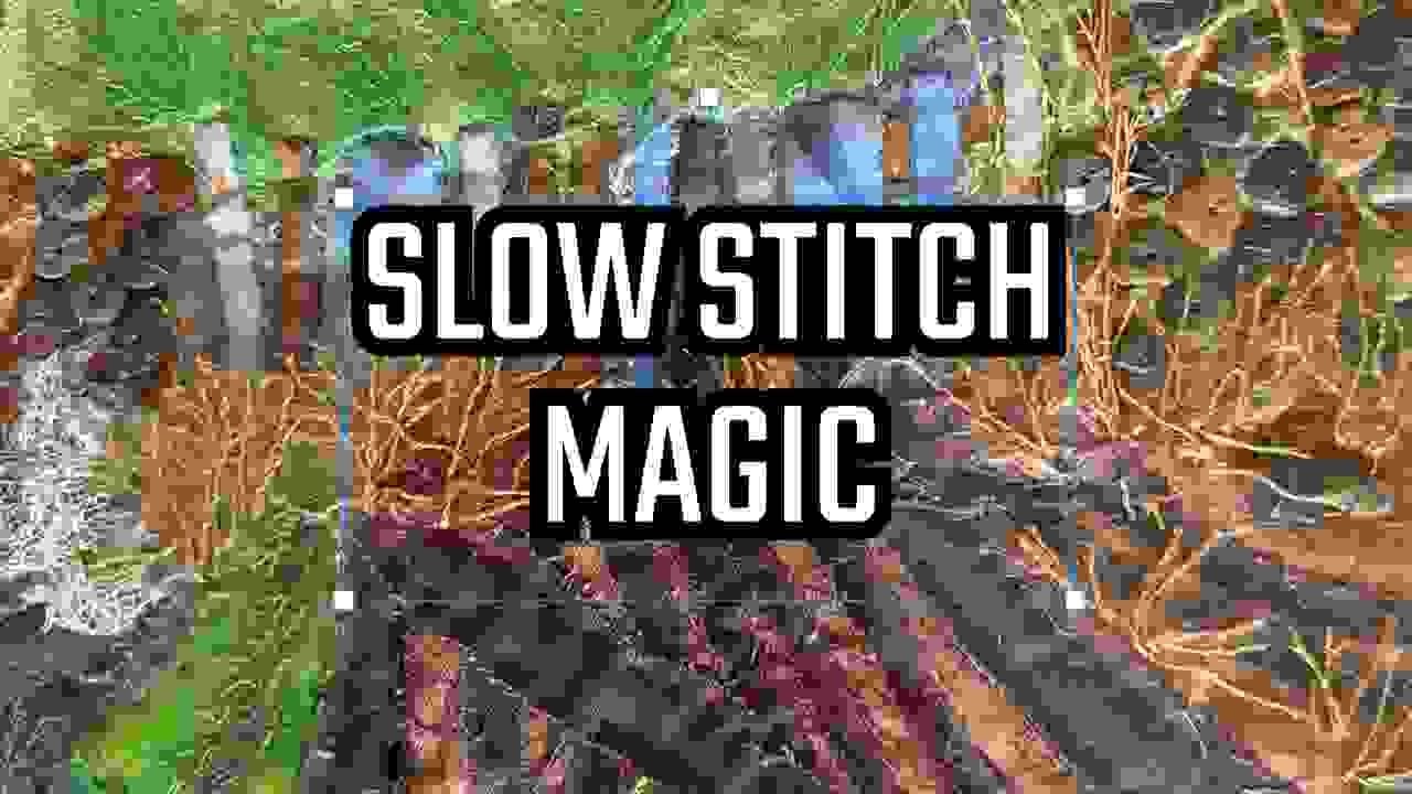 Slow Stitch Fabric Art Textiles Project | Creative Textile Designs