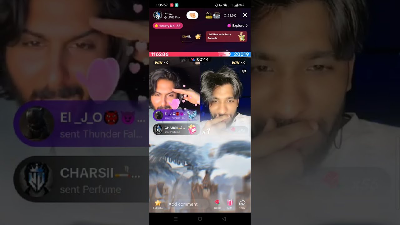 Yusuf and DJ Aladdin very interesting tough match 🥳
