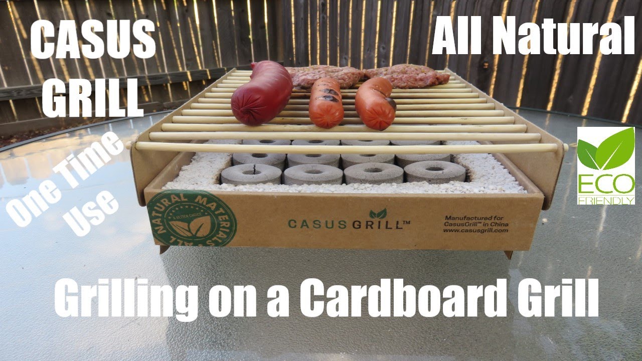 Grilling on a Cardboard Grill - CASUS GRILL