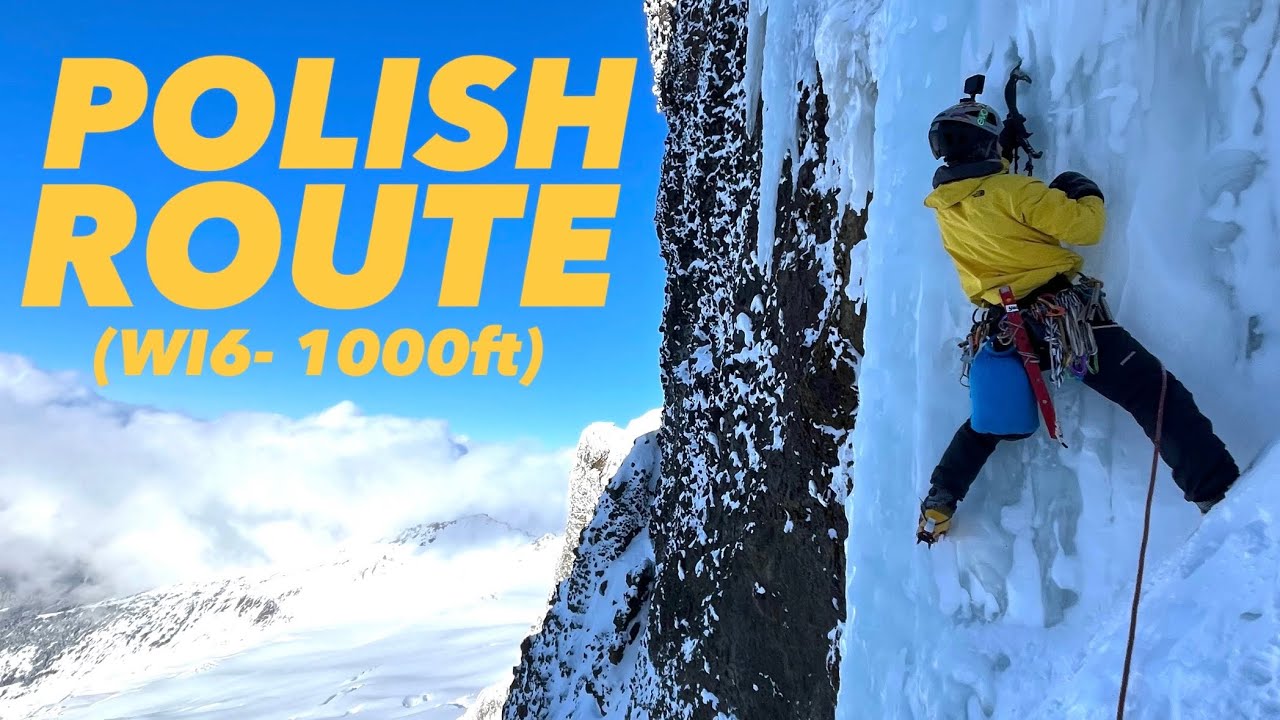 The Polish Route (WI6- 1000ft) | Colfax Peak, WA