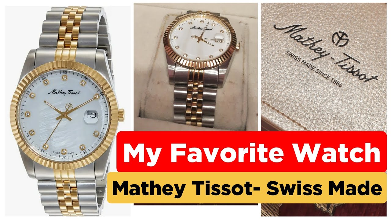 My Favorite Mathey Tissot watch | Rolex Datejust Look | Mathey Tissot| Swiss made watch